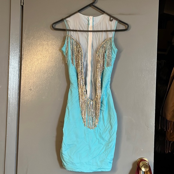 backless brown dress Iolanda Ruffle Detailing Mini in Queendancer Women Sparkly Formal COMBINED Size:4X